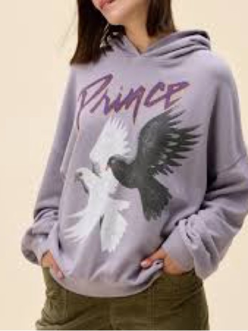 Daydreamer LA Prince World Tour Oversized Hoodie Sweatshirt Size Medium New 89s